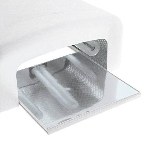 2x Smartfox UV Lichthärtungsgerät Lichthärtegerät mit Timer für Nägel, inkl. 4 UV-Röhren, weiß - 3