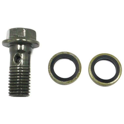 HaiMa 2Pcs Pit Dirt Bike Huile Refroidisseur Hydraulique Frein Banjo Vis 70-200Cc-Bronze 8Mm