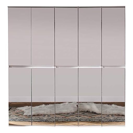 Trendteam smart living Garderobe Garderobenschrank Schrank Mirror, 185