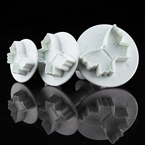 Swees Fondant Ausstecher DIY 33 tlg Ausstechform Stempel Modellierwerkzeug Glätter Fondant Marzipan Tortendeko & Klein Marzipan-Messer Kuchen Cutter Modellierwerkzeug - 6