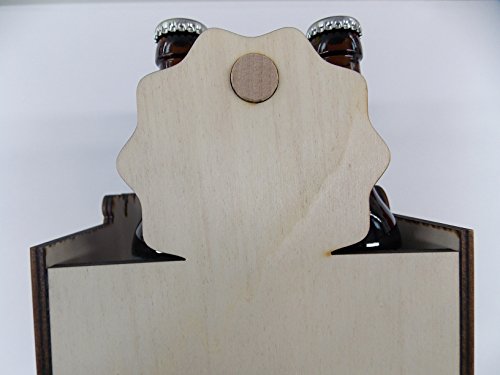 Bierträger Männerhandtasche Sechser Träger aus Holz mit Schriftzug „Opa’s Werkzeugkiste“, originelles Geschenk für Opa oder sonstige Anlässe - 3