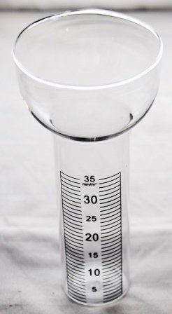 Ersatzglas für Regenmesser