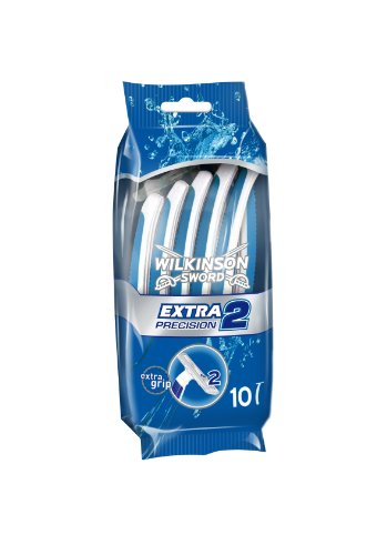 Wilkinson Sword Extra 2 Precision Men's Disposable Razors - Pack of 10