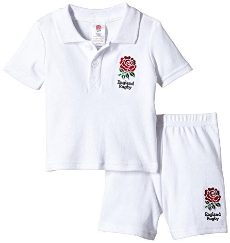 Brecrest Fashion Baby-Boys England RFU Clothing Set, White, 12-18 Months