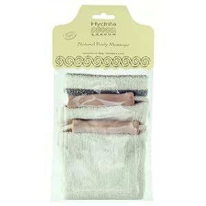 Hydrea London Natural Cotton & Linen Massage Back Strap BS03 Striped - Image 2
