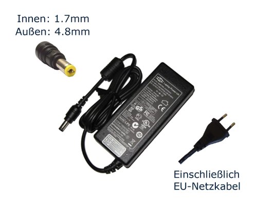 Netzteil für HP Pavilion dv6805eo dv6805ep dv6805es dv6805et dv6805tu Notebook Laptop Ladegerät Aufladegerät, Charger, AC Adapter, Stromversorgung kompatibles Ersatz (12 Monate Garantie, einschließlich kostenlosem EU-Netzkabel) - "Laptop Power" gebrandmarkt