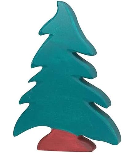 Holztiger Figurine Chêne En Bois Massif Peint à La Main - Jouet Éducatif Durable