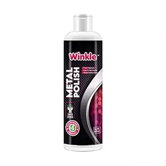 Winkle Metal Polish Restorer & Protectant 500 ml | Heavy Metal Polish | Revives Chrome, Stainless Steel, Aluminum and Other Metals | Eco-Friendly | Non-Toxic & Bio-Degradable | Pack of 1