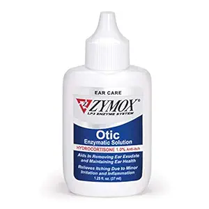 Pet King Brands Zymox Otic Enzymatic Solution for Pet Ears (1.25 Oz)
