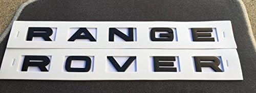 Gosweet NEW Matte Black Fit For RANGE ROVER LETTERS HOOD OR TRUNK TAILGATE EMBLEM Nameplate 3mUS Stock