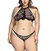 Produktbild CICIYONER Bodysuit Damen Frauen Plus Size Sexy Set Wimpern Dessous Verband Nachtwäsche M-L