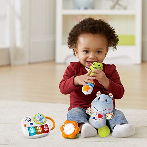 VTech - Coffret naissance - Eveil des sens - Cadeau de naissance avec premiers jouets de Bébé - bleu (80-522005) – Image 5