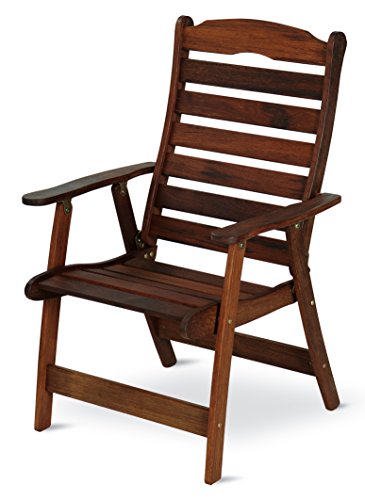 Preisvergleich Produktbild Dajar Esstühle Stuhl Lindeman, Merbau, braun