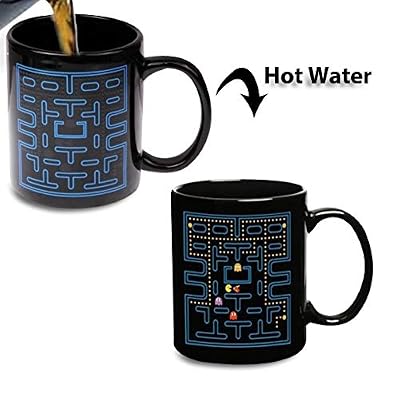 Eurowebb Tasse thermique jeu d'arcade pacman mug thermo-réactifs