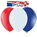 Produktbild Amscan PPP Latex-Ballons UK 23 cm, rot/weiß/blau, 23 cm