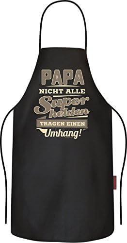 Original frameless&reg; Barbecue Apron, the gift to the Father: Papa, not all super heroes wear a cape.