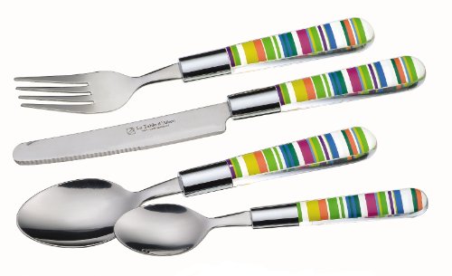 La Table d 'Albert Transat 709001 Tafelbesteck 24-teilig Babywippe Edelstahl