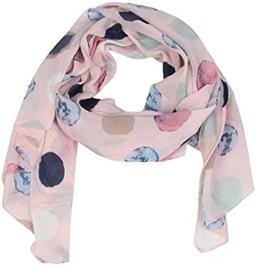 Silk scarf for ladies with dot print of Zwillingsherz/Elegant accessory for women also as a scarf/silk scarf/scarf/shoulder cloth or cover cloth used