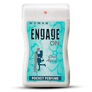 Engage ON Cool Aqua Pocket Perfume for Women, 18.8ml