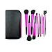 BXT Luxury 11 PCS Professional Makeup Brush Tools Sets / Kits Natural Cosmetic Animal Hair Brushes With Carry Pouch - Red
