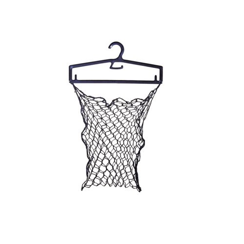 Preisvergleich Produktbild Badkleiderbügel mit Netztasche Bügel kurz mit Netztasche