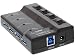 Produktbild InLine 35394S USB 3.0 Hub 4 Port mit Schalter inkl. 3,5A Netzteil schwarz