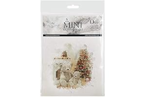 ITD Collection - Mini Reispapier Kreatives Set 14,8 x 14,8 cm (6 Blätter), Decoupage Reispapiere für Basteln, Papier zum Dekoration, Mehrfarbig (RSM025), Scottish style II