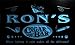 Produktbild qz225-b Ron's Cigar Bar Pipe Beer Wine Lounge Neon Sign Barlicht Neonlicht Lichtwerbung