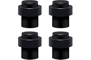AULYUN Butoir de Porte de Sol en Acier Inoxydable 4.5cm Arrêt de Porte Butée de porte Bloque Porte (Lot de 4)