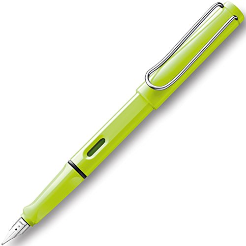 Lamy 1228189 Füllfederhalter M Modell safari neonlime, grün/silber - 2