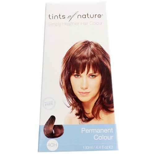 Tints of Nature Organic 4CH Rich Chocolate Brown Permanent Hair Colour 130ml