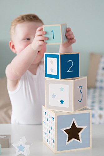 LITTLE DUTCH 4359 Holz-Stapelturm mixed stars mint - 2