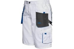 Luckyberg Kurze Arbeitshose | Schutzkleidung fur Herren oder Damen. Hose Schutz für Maler, Stuckateur, Monteur,