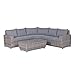 Produktbild Gartenlounge OUTLIV. Buffalo Loungeset 4-tlg Geflecht Organic-Grey/Anthrazit Sitzbank Garten