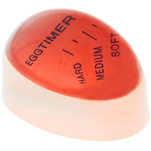 Smartfox Eieruhr Eggtimer Eierkocher mit farbiger Garanzeige Farbwechselanzeige für ein perfekt gekochtes Ei