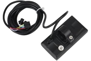 Micvtve 1 Pcs S861 LCD Display Electric Bicycle Meter with SM Plug for Electric Bike BLDC Controller Control Panel Black 24V-36V