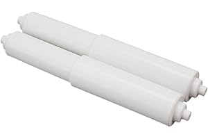 BANCN - Soporte para rollo de papel higiénico (plástico, 2 unidades)