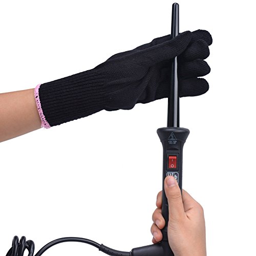 Ckeyin ®Haar Brennstab Rollers Lockenwickler (9-18mm) Dual Voltage Hair Styling-Tool mit 360 ° Schwenker-Schnur(110-240V) - 5