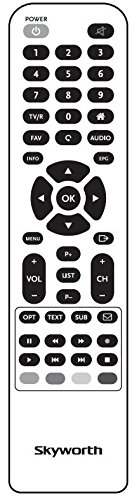 SKYWORTH SKW-T21 – DVB-T2 HD Receiver (für freenet TV) mit HDMI Kabel; HEVC Technologie, HDMI-, SCART-, USB-, Ethernet-, ANT IN-Anschluss, Fernbedienung, schwarz - 6