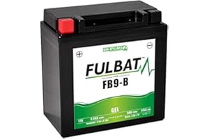 E-BIKERS Fulbat YB9 YB9-B Batterie à gel pour Piaggio Cosa/Vespa PX 125 150 200 Démarrage électrique