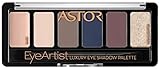 Paleta de sombras 6 en 1: 1 prebase, 4 sombras de ojos y 1 iluminador