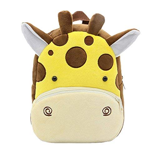 Preisvergleich Produktbild GWELL Süß Tier Babyrucksack Plüsch Kindergartenrucksack Backpack Schultasche Mädchen Jungen Reisetasche Giraffe