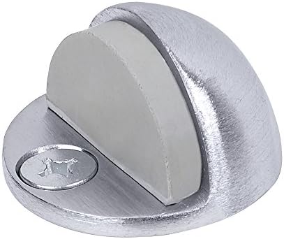 Tell Manufacturing DT100033 Low Style Floor Stop, Satin Chrome Cast