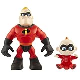 A partir de 3 a 7 años. Incredibles 2 76721 - Figura de Disney, 2-3 Pulgadas, prefresca, 2 Unidades, diseño de Mr Incredible y Jack Pre Cool