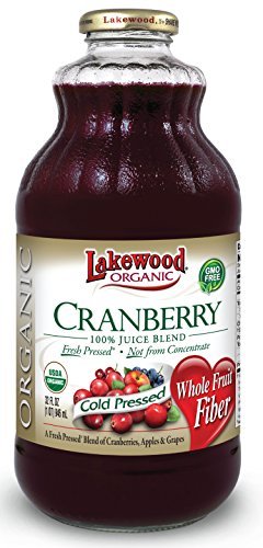 Preisvergleich Produktbild Lakewood Organic Cranberry Juice Blend, 32-Ounce Bottles (Pack of 6) by Lakewood