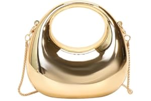 WIDENLISE Women’s Clutches,Silver or Gold Handbag Purse with Detachable Chain Strap,Glitter Evening Bags,Acrylic Evening Clutch for Women,Patent Cross Body Bag for Wedding,Dating Minisize