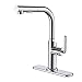 Produktbild clofy Küche Spüle Wasserhahn mit Pull Down Sprayer, 2 Funktion Spray Spüle Wasserhahn, Edelstahl, Spültischarmatur chrom