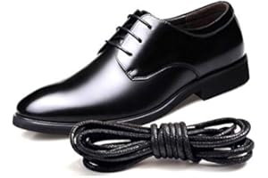DANRAW STORES [PAIR] Waxed Cotton Shoelaces, Thin Round For Dress Shoes, Traditional 2.5mmx85cm