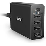 Anker PowerPort 5 USB-C 40W 5-Port USB/USB-C Wandladeger&auml;t f&uuml;r Nexus 5X/6P und USB f&uuml;r iPhone, iPad und Android Ger&auml;te