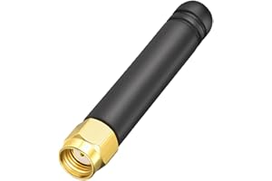 UniteCom Antena Lora Helium HNT 868MHz 2.5dBi Fijo recto Conector macho RP-SMA Omni Direccional Negro IoT LoRaWAN Antena LPWAN Interior Exterior Crypto Mining RAK Syncrobit Bobcat Nebra Gateway